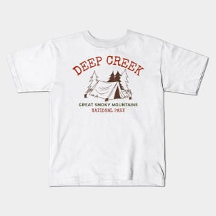 Deep Creek, Great Smoky Mountains National Park Kids T-Shirt